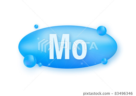 Mineral Mo Molybdenum blue shining pill capsule icon. Substance For Beauty. Molybdenum Mineral Complex. Mineral Mo Molybdenum blue shining pill capsule icon. Substance For Beauty. Molybdenum Mineral Complex. 83496346