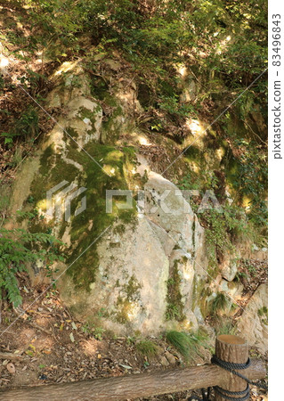Tottori Castle Ruins Stone Quarry Tottori Castle Ruins Stone Quarry 83496843
