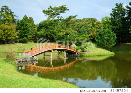 舊大喬庭園奈良紅葉之初 舊大喬庭園奈良紅葉之初 83497204