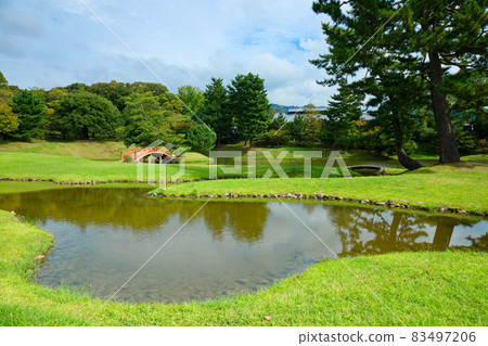 舊大喬庭園奈良紅葉之初 舊大喬庭園奈良紅葉之初 83497206