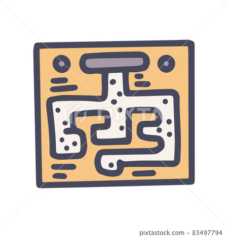 ant farm color vector doodle simple icon 83497794