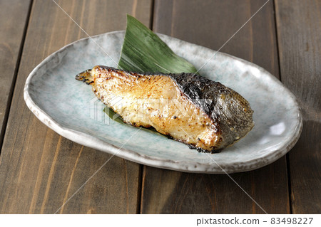 Saikyo-yaki of sablefish with grilled texture that looks delicious with fat on it Saikyo-yaki of sablefish with grilled texture that looks delicious with fat on it 83498227