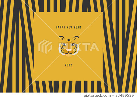新年賀卡材料2022老虎橫著 新年賀卡材料2022老虎橫著 83499559