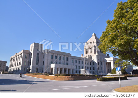 Parliament building sunny weather 83501377