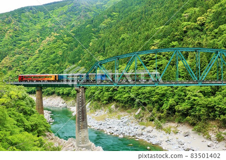 德島縣大步峽的特別列車 83501402