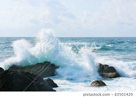 Kochi Prefecture Murotomisaki Sea spray 83501420