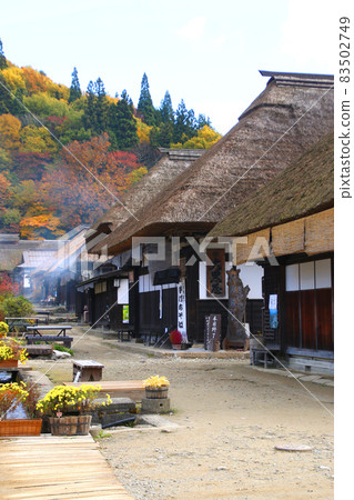 Former post station in Edo, Ouchi-juku (Shimogo Town, Fukushima Prefecture) 83502749