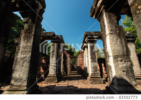 Phimai Historical park : historical park and ancient castle in Nakhon Ratchasima, Thailand. Phimai Historical park : historical park and ancient castle in Nakhon Ratchasima, Thailand. 83502773