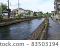 城市景觀和河流 83503194