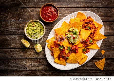 Corn nachos chips Corn nachos chips 83503817