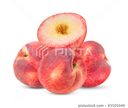 Peach isolated on white 83505040