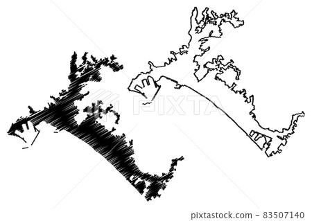 Salerno City (Italian Republic, Italy, Campania) map vector illustration, scribble sketch City of Salerno map Salerno City (Italian Republic, Italy, Campania) map vector illustration, scribble sketch City of Salerno map 83507140