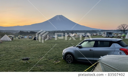Sunrise x Mt. Fuji x Camp Sunrise x Mt. Fuji x Camp 83507402