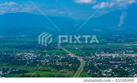 Vietnam cityscape aerial view Vietnam cityscape aerial view 83508999