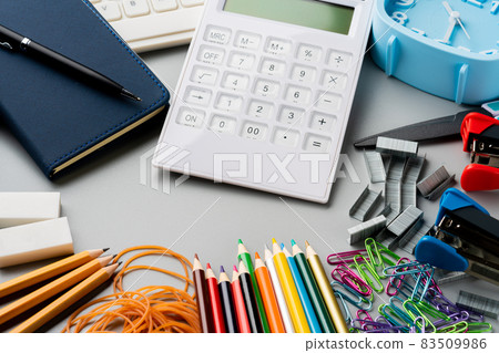 Image of office supplies, stationery, etc. Image of office supplies, stationery, etc. 83509986