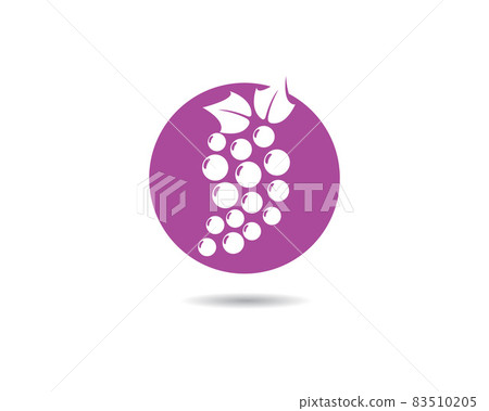 Grape vector icon illustration design Grape vector icon illustration design 83510205