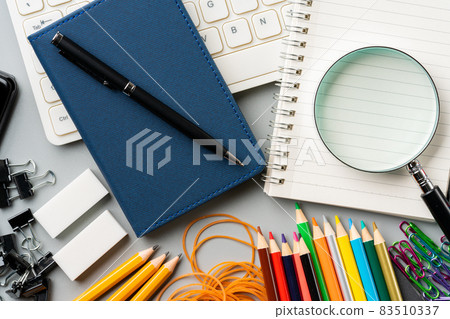 Image of office supplies, stationery, etc. 83510337