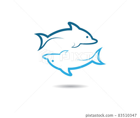 Dolphin vector icon illustration design Dolphin vector icon illustration design 83510347