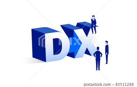 Dx,數字轉換圖像插圖,矢量 Dx,數字轉換圖像插圖,矢量 83511288