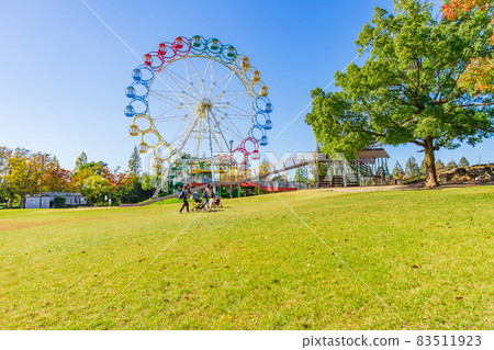 堀內公園和摩天輪的風景<愛知縣安城市> 83511923