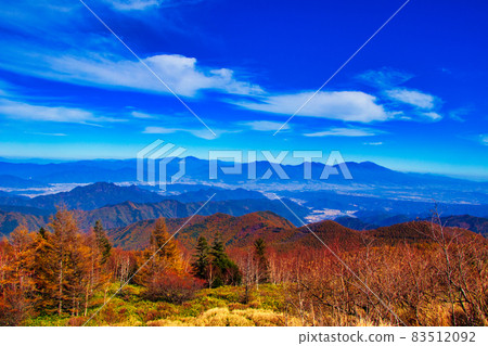 Nagano Prefecture Tateshina Kogen Venus Line Autumn Leaves Central Alps Nagano Prefecture Tateshina Kogen Venus Line Autumn Leaves Central Alps 83512092