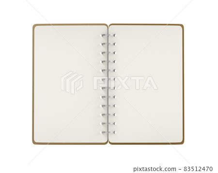 Blank spiral notebook 83512470