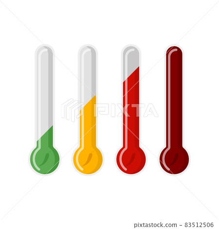 Spicy chilli pepper measurement infographic isolated on white background. Symbol with indicator for food menu restaurant in flat style. Spicy chilli pepper measurement infographic isolated on white background. Symbol with indicator for food menu restaurant in flat style. 83512506