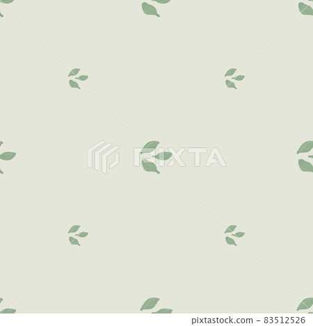 Seamless pattern cardamom on pastel green... - Stock Illustration ...