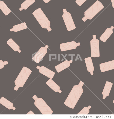 Seamless pattern retro chinese bottle on gray background. Random texture template for menu restaurant. Seamless pattern retro chinese bottle on gray background. Random texture template for menu restaurant. 83512534