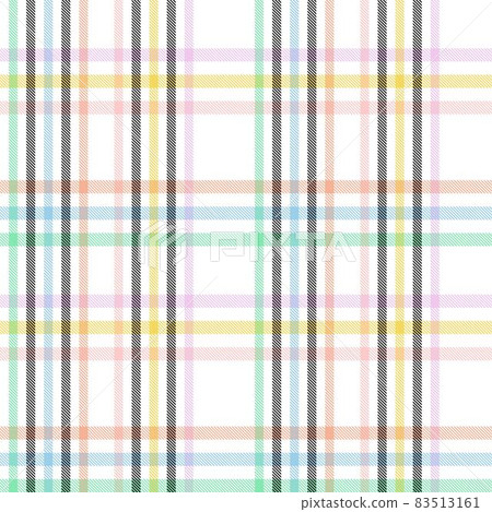 Rainbow Pastel Plaid textured Seamless Pattern - Stock Illustration ...