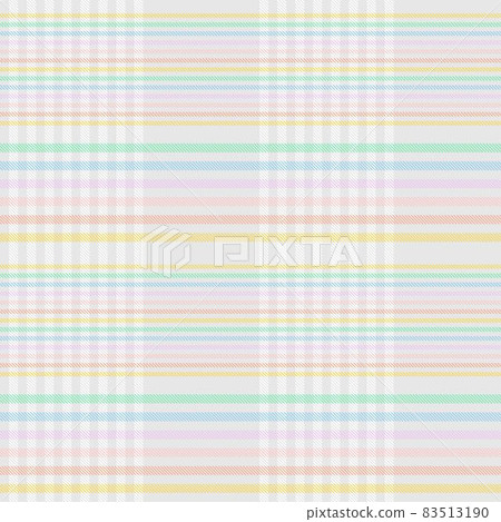 Rainbow Pastel Plaid textured Seamless Pattern Rainbow Pastel Plaid textured Seamless Pattern 83513190