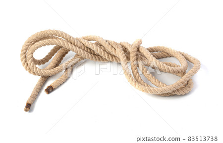 Rope close-up on a white 83513738