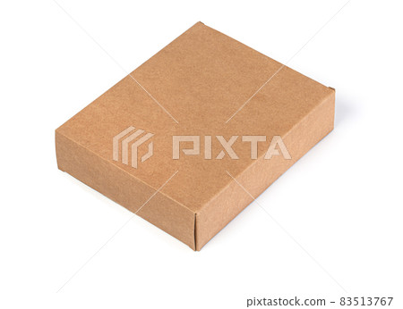 Close up of a Brown box on white 83513767