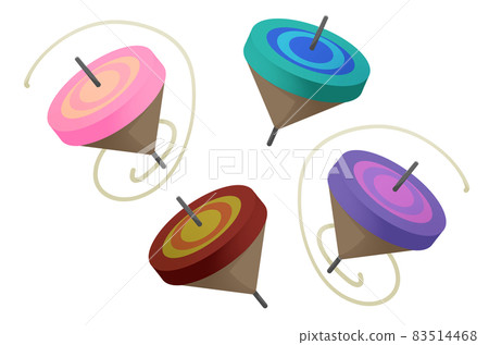 Top turning 4 color set Top turning 4 color set 83514468