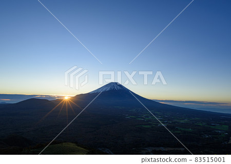 From Mt. Fuji and sunrise / Ryugadake in late autumn 83515001