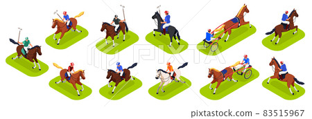 Equestrian Sport Concept Set 83515967