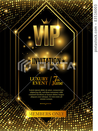 VIP Invitation Vertical Poster 83516003