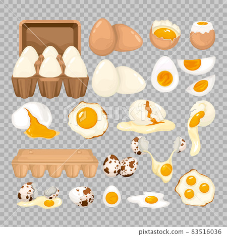 Egg Icons Transparent Set Egg Icons Transparent Set 83516036