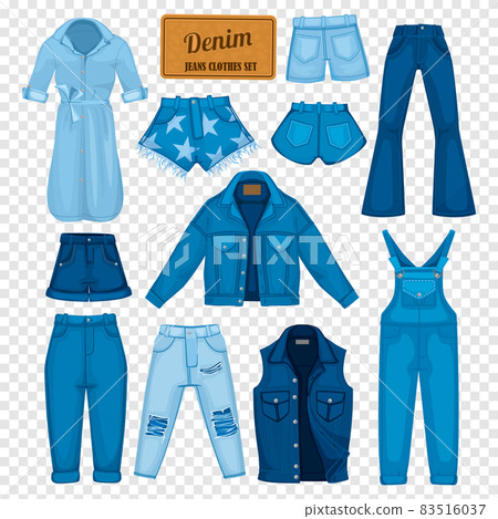 Denim Jeans Transparent Set Denim Jeans Transparent Set 83516037