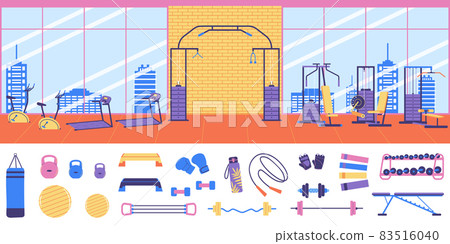 Fitness Gym Color Set Fitness Gym Color Set 83516040