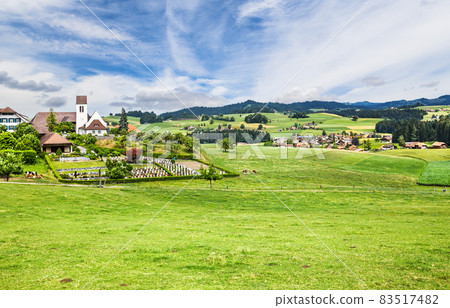 Small town of Emmental, where the cheese Museum in Switzerland Small town of Emmental, where the cheese Museum in Switzerland 83517482