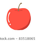 手繪蘋果插畫【無線】 83518065