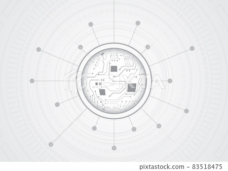 Circuit technology background with hi-tech digital Circuit technology background with hi-tech digital 83518475