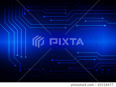 Circuit technology background with hi-tech digital 83518477