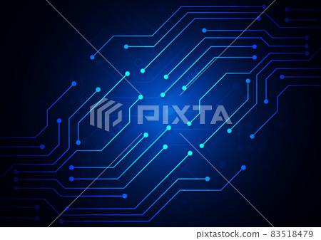 Circuit technology background with hi-tech digital Circuit technology background with hi-tech digital 83518479