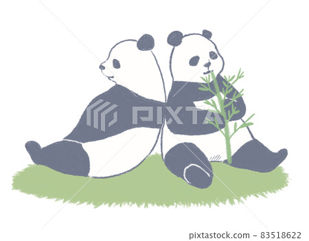Two pandas 83518622