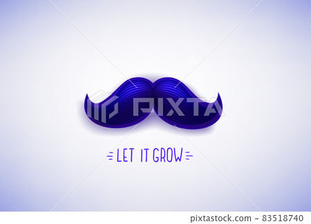 November is a Prostate cancer awareness month. Let it grow concept 83518740