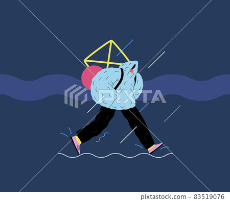 Startup illustration. Concept of building new business Startup illustration. Concept of building new business 83519076