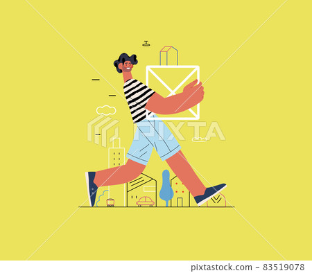 Startup illustration. Concept of building new business 83519078
