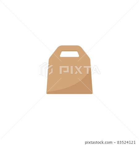 paperbag icon vector illustration design template 83524121